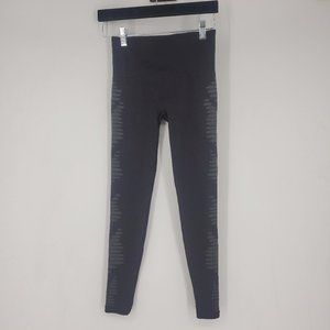 Spanx Aztec Stripe High Rise Seamless  Leggins Black Size S/P